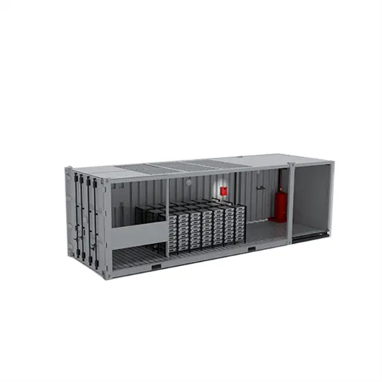 Solar container cabinet installation and fixing method
